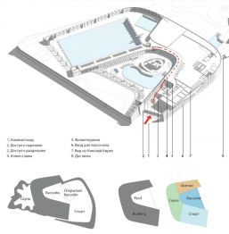 Общественный бассейн в городе Потсдам, Германия